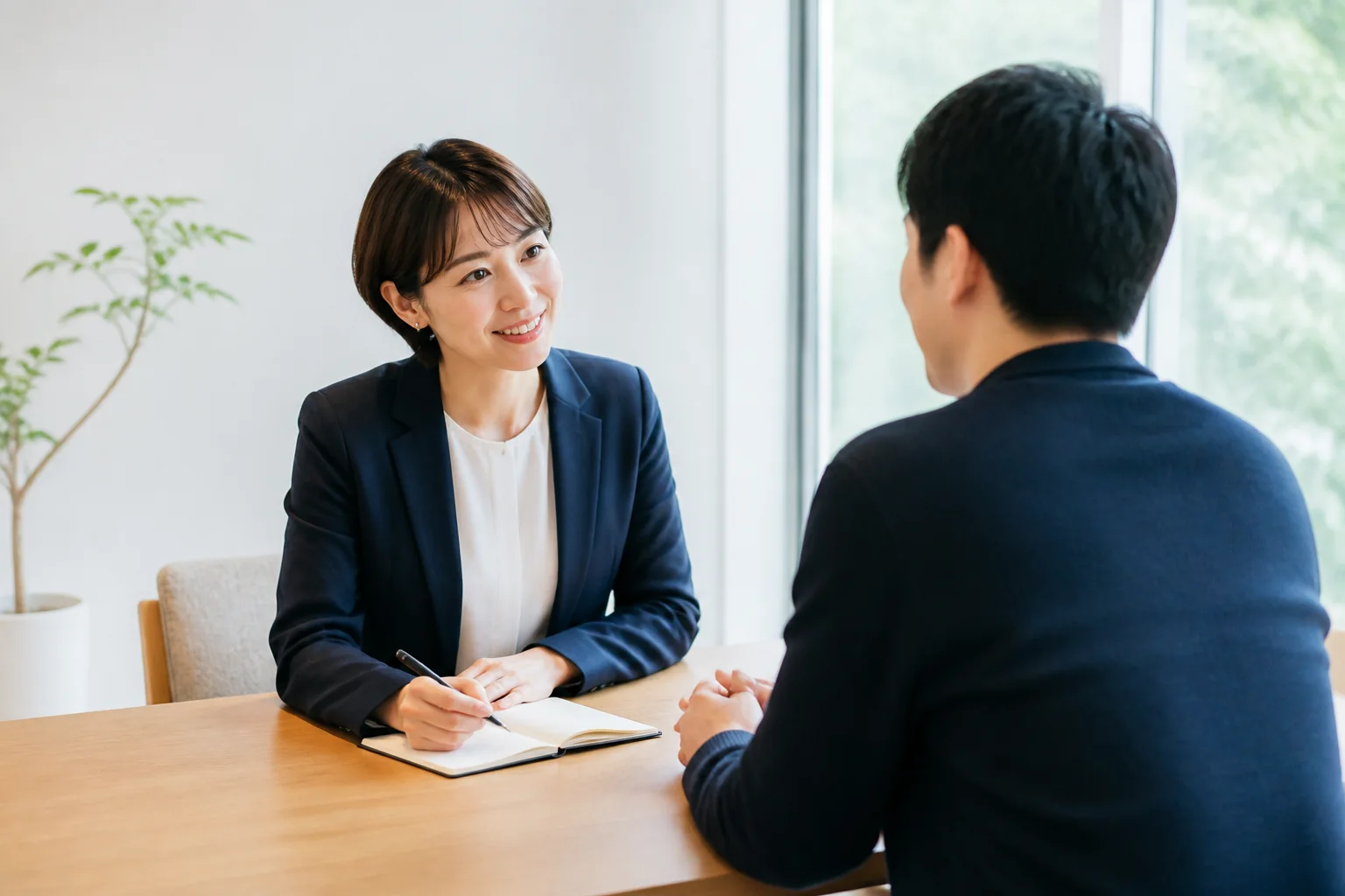 希望の働き方を相談するキャリア面談